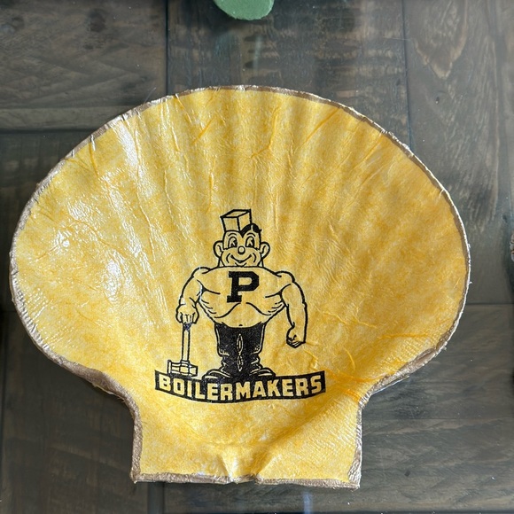 PURDUE UNIVERSITY Shell Trinket Dishes - Picture 2 of 4